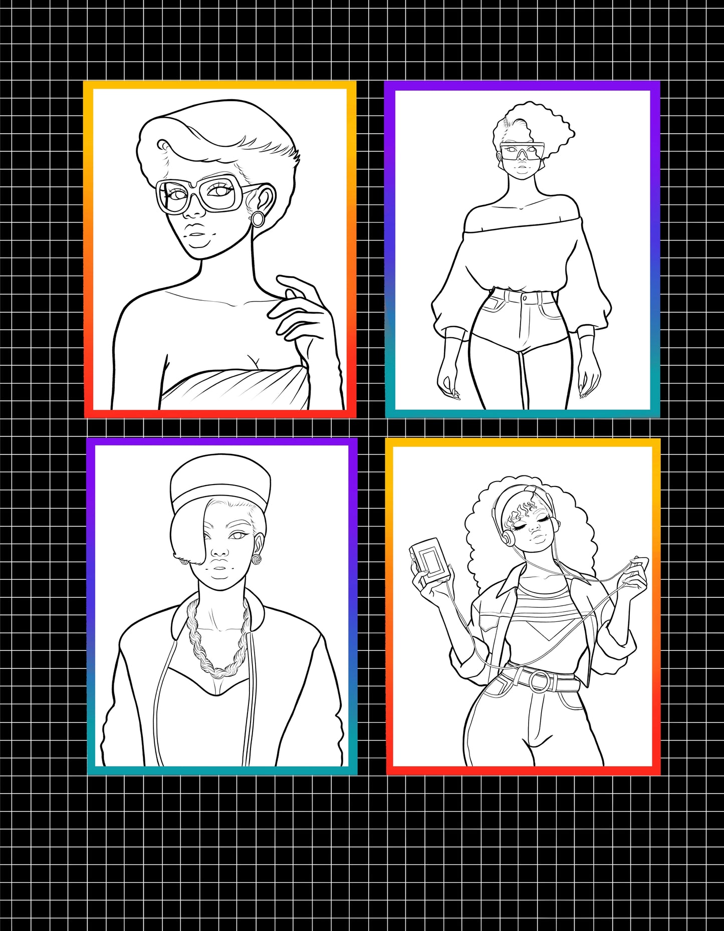 80s Coloring Book (Pre-order EDD 3/31)